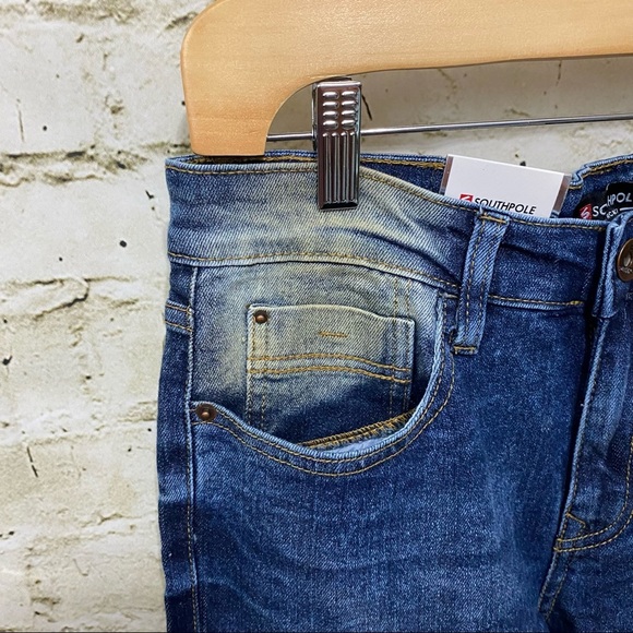 NWT Southpole Dark Wash Active Flex Skinny Jeans - Picture 2 of 5